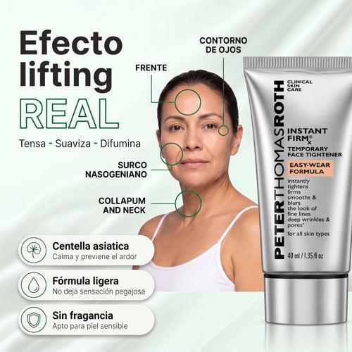 Bio Lift - Peter Thomas Roth Instant | Crema Tensora Facial | Efecto Lifting en Minutos | 40 ml